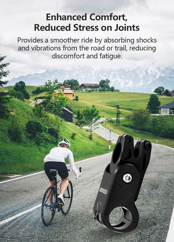 Road Gravel Bicycle Shock Absorbing Handlebar Stem 20 Angle Stem Bike Accessorie - Picture 14 of 21