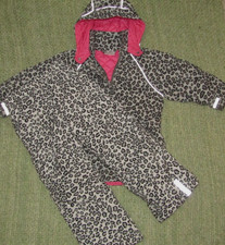 HANNA ANDERSSON Snowsuit Two Piece Winter Coat  Snow Pants 100 110 Girls 4-5