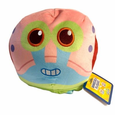 TeeTurtle SpongeBob SquarePants Reversible Plush Gary The Snail 6  Happy Mad NWT