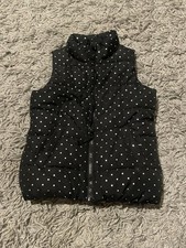 Girls Old Navy Black Puffer Vest Size 5