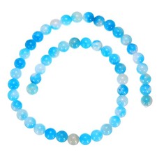 45 Pcs Natural Stone 8mm Light Blue Beads Gemstone Beads for Jewelry Making