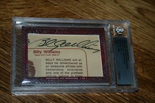 2012 Leaf Cut Signature Executive Billy Williams & Billy Herman HOF Auto SP 1/1 