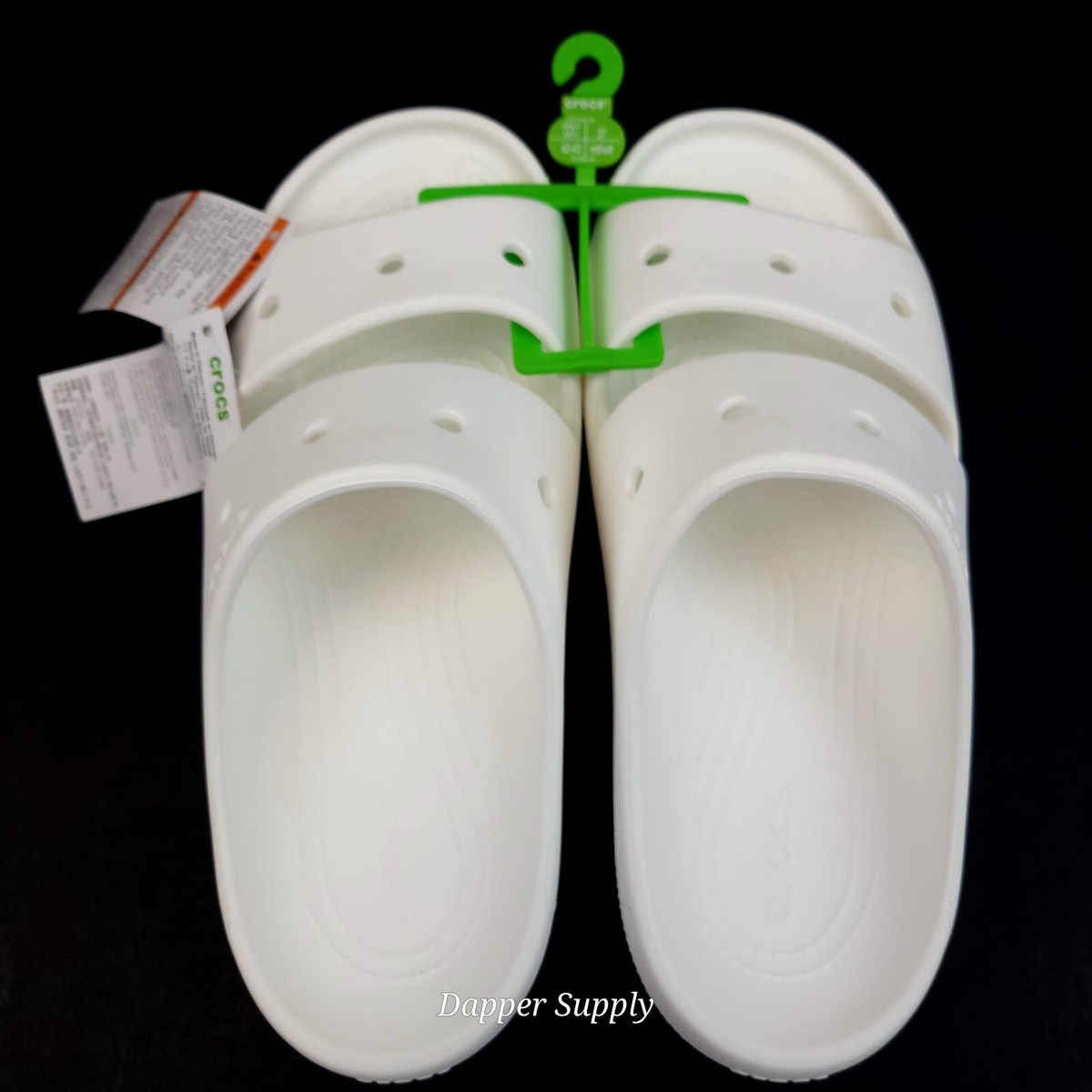 Crocs classic sandals v2 white slip on mens size 11. CROCS Classic II Adult Slide Sandals Men-11 Water Shoes  main image 4