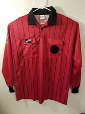 Official Sports United States Soccer Federation Referee Jersey Red, Size XL