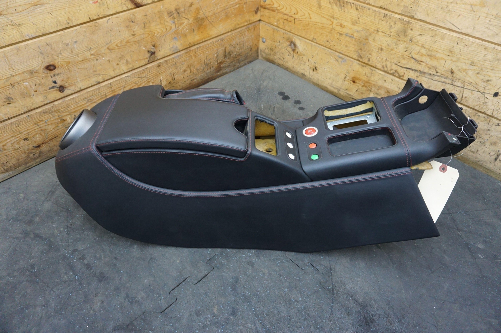 Center Console Assembly LHD USA Black Red Stitch 80539300 Ferrari 612 Scaglietti