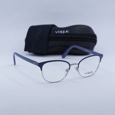 Vogue VO4088 5082 Blue/Silver 50mm Eyeglasses New Authentic