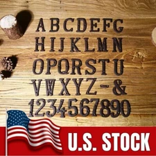 Cast Wrought Iron Black Antique House Door Alphabet Letters and Numbers HOTSALE