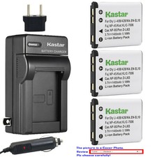 Kastar Battery Travel Charger for Casio NP-80 NP-82 BC-80L  Casio Exilim EX-S5