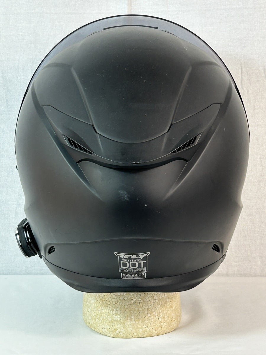 Fly Racing Sentinel XL Helmet Matte Black w/ Bluetooth FM Headset