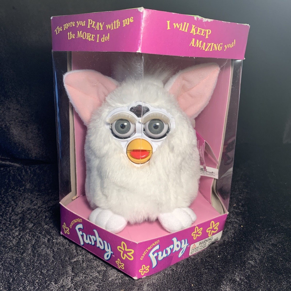 ファービー モデル70ー800 ORIGINAL 1999 FURBY MODEL 70-800 TIGER ELECTRONICS* White&