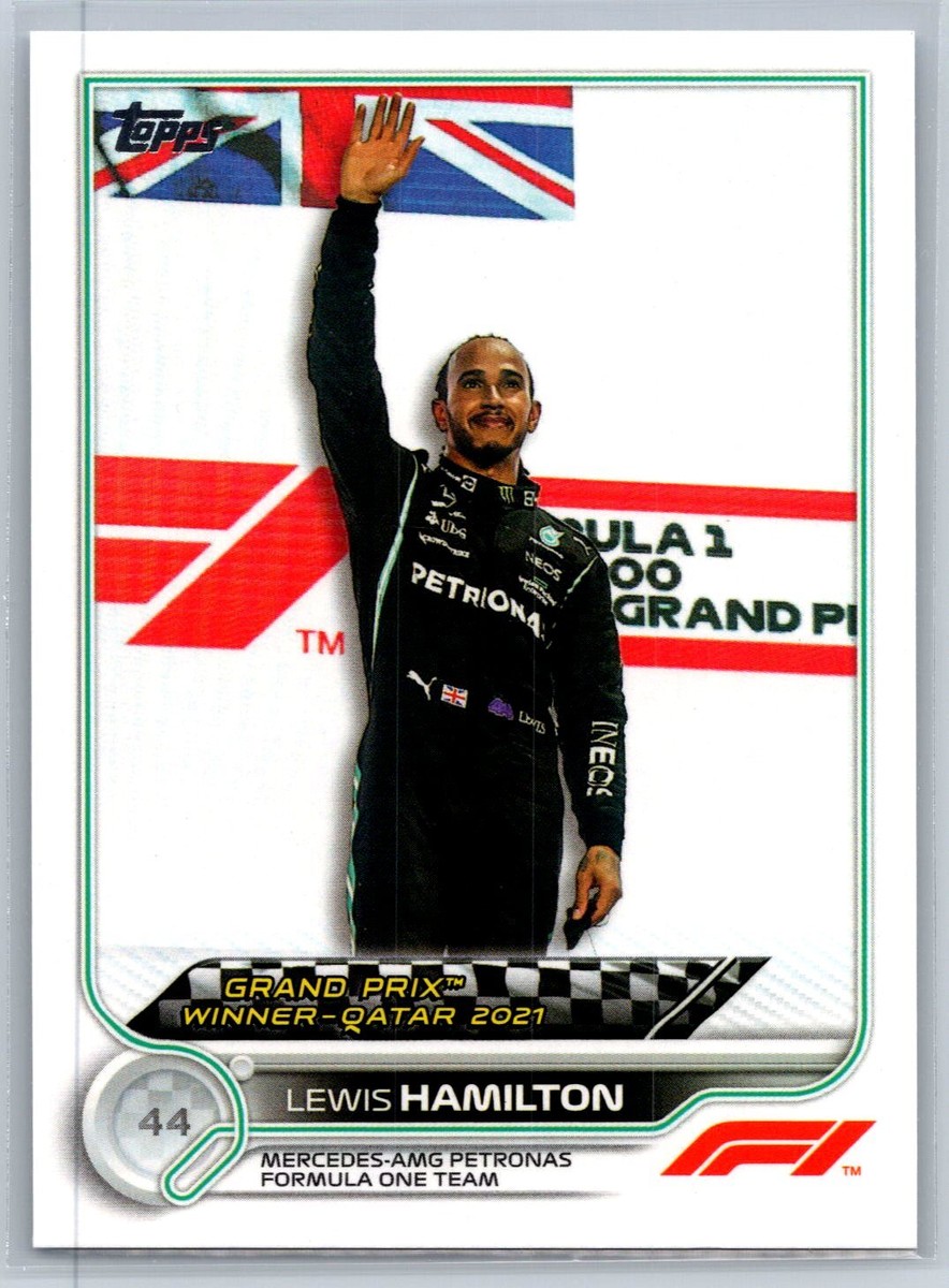 2022 Topps Formula 1 F1 Lewis Hamilton Qatar Grand Prix 2022 Topps Formula 1 F1 Lewis Hamilton Qatar Grand Prix