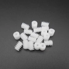 20Pcs 0.5M Plastic Spindle Worm Reduction Gear 6MMX8MM Bore Hole 2MM 1.95MM 682A