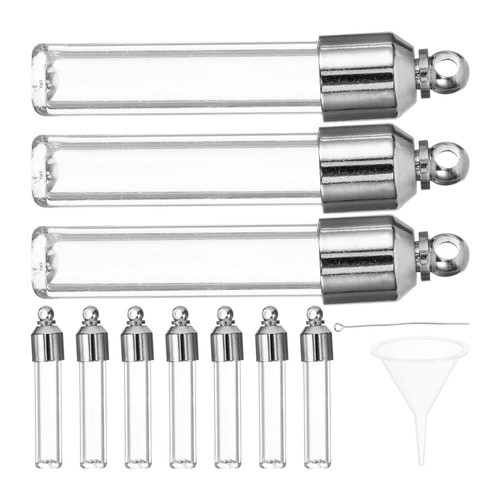 10piezas Botellas De Vidrio Con Corcho Mini Frascos Decorativos