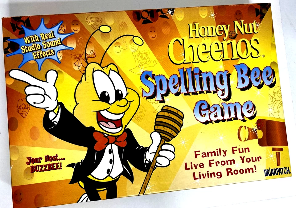 BRIARPATCH HONEY NUT CHEERIOS SPELLING BEE GAME 2001 COMPLETE AGES 7+ REDMAN - Image 2 of 4