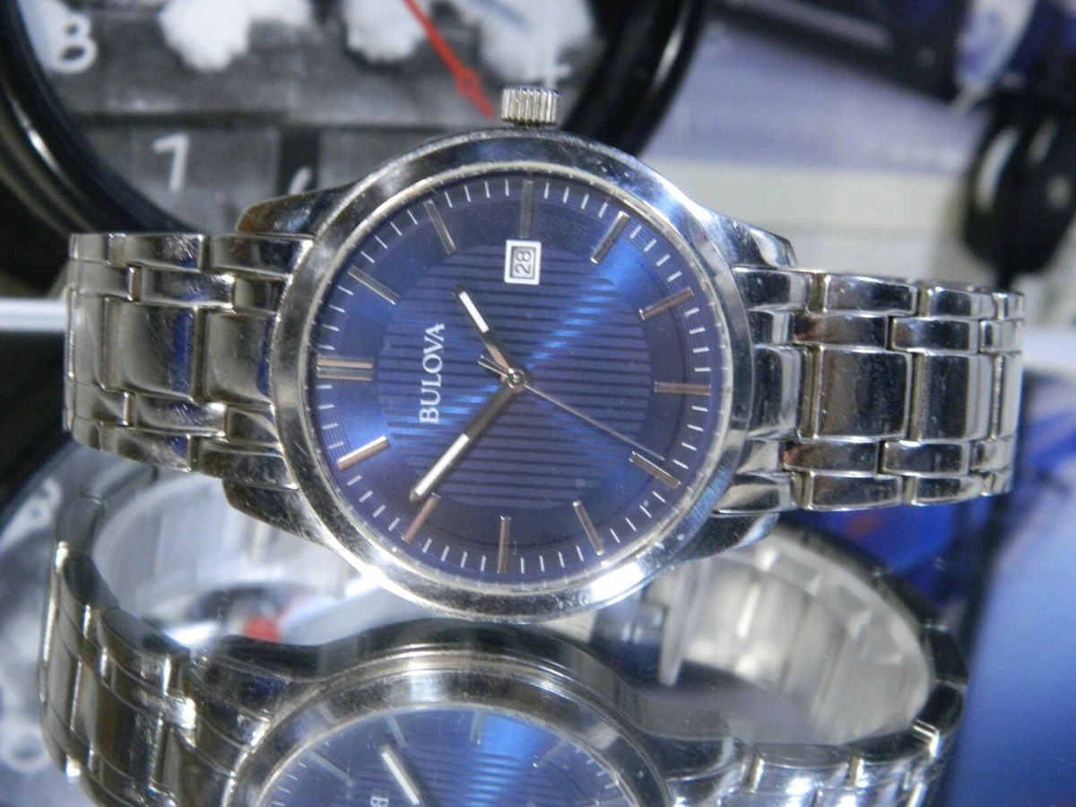 bulova accutron blue