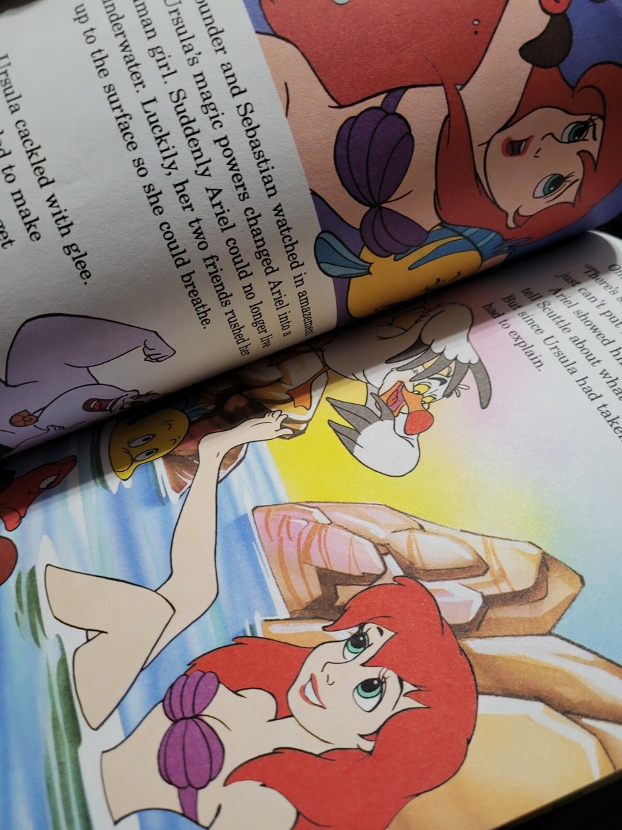 The Little Mermaid Disney Classics Vintage Book 1993 Wonderful