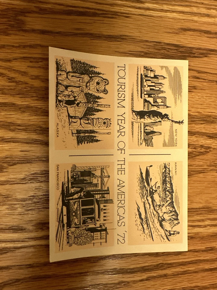 LOT OF (5) TOURISM OF THE AMERICAS (1972) FIRST DAY ISSUE POSTCARDS - Image 4 of 4