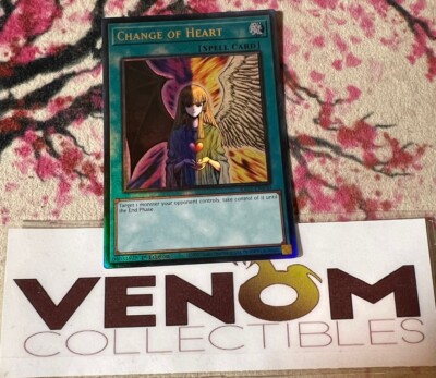 change of heart yugioh card value - RA01-EN050 - Super Rare Target 1 monster your opponent controls Change of Heart [1st Edition]