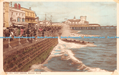 R265528 Ugh Sea West Parade Bognor Regis 7 Norman S and E LTD Hastings Postkarte