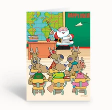 Teaching Santa - 18 Christmas Cards and Envelopes - 50060