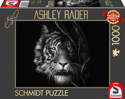 1000 Teile Schmidt Spiele Puzzle Ashley Rader Wilderness Tiger Freiheit 58541