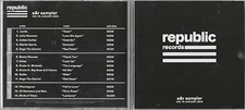 Various Artists - Republic Records January 2014 CD Sampler - Rare - 1203