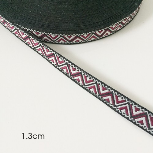 Jacquard Trim Braid or Embroidered Ribbon Craft Sewing Retro Boho Ethnic Scandi - Picture 42 of 276