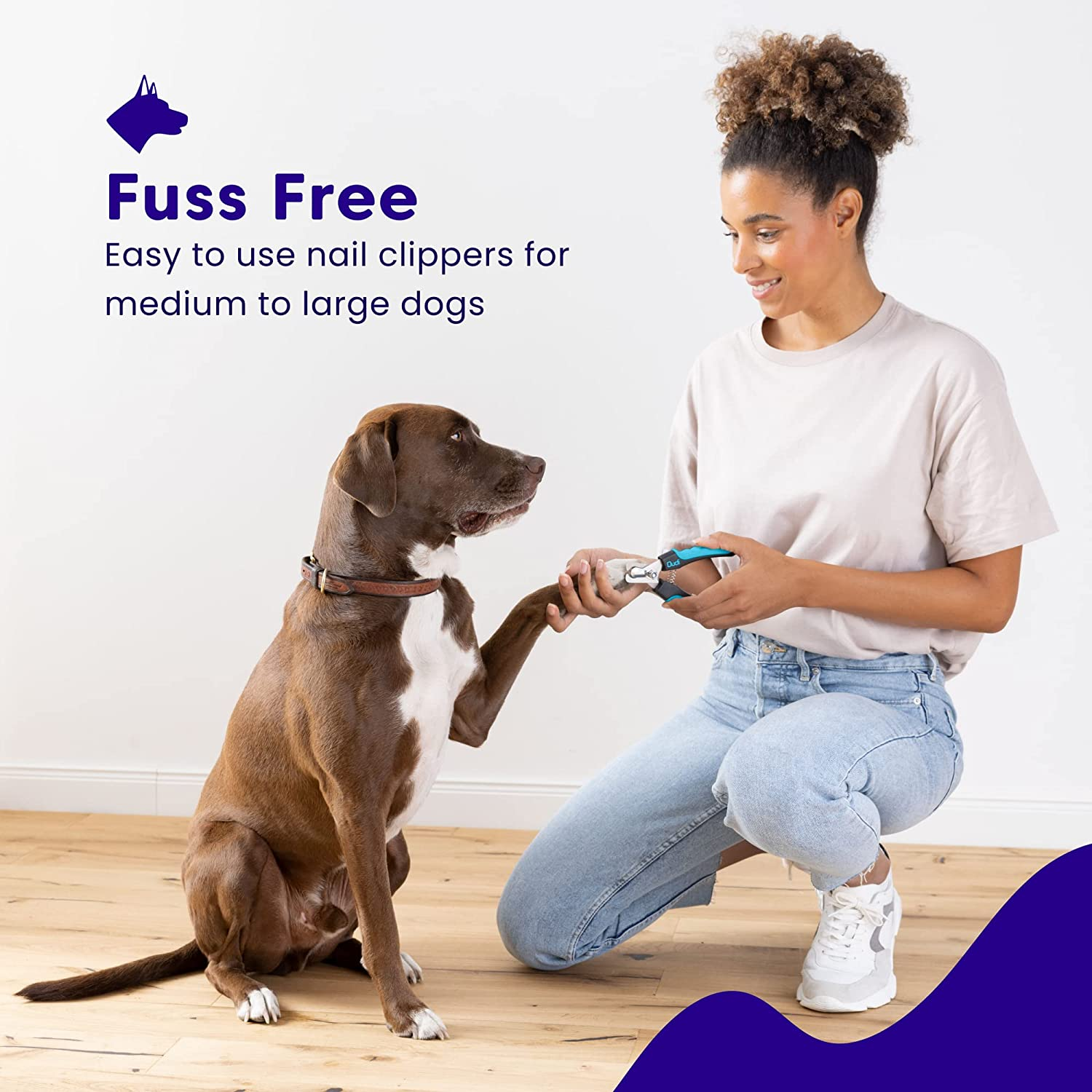 Dog Toe Nail Clippers for Large Dogs Professional Heavy Duty with