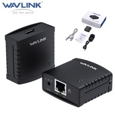 10/100Mbps USB Network Print Server LAN Print...