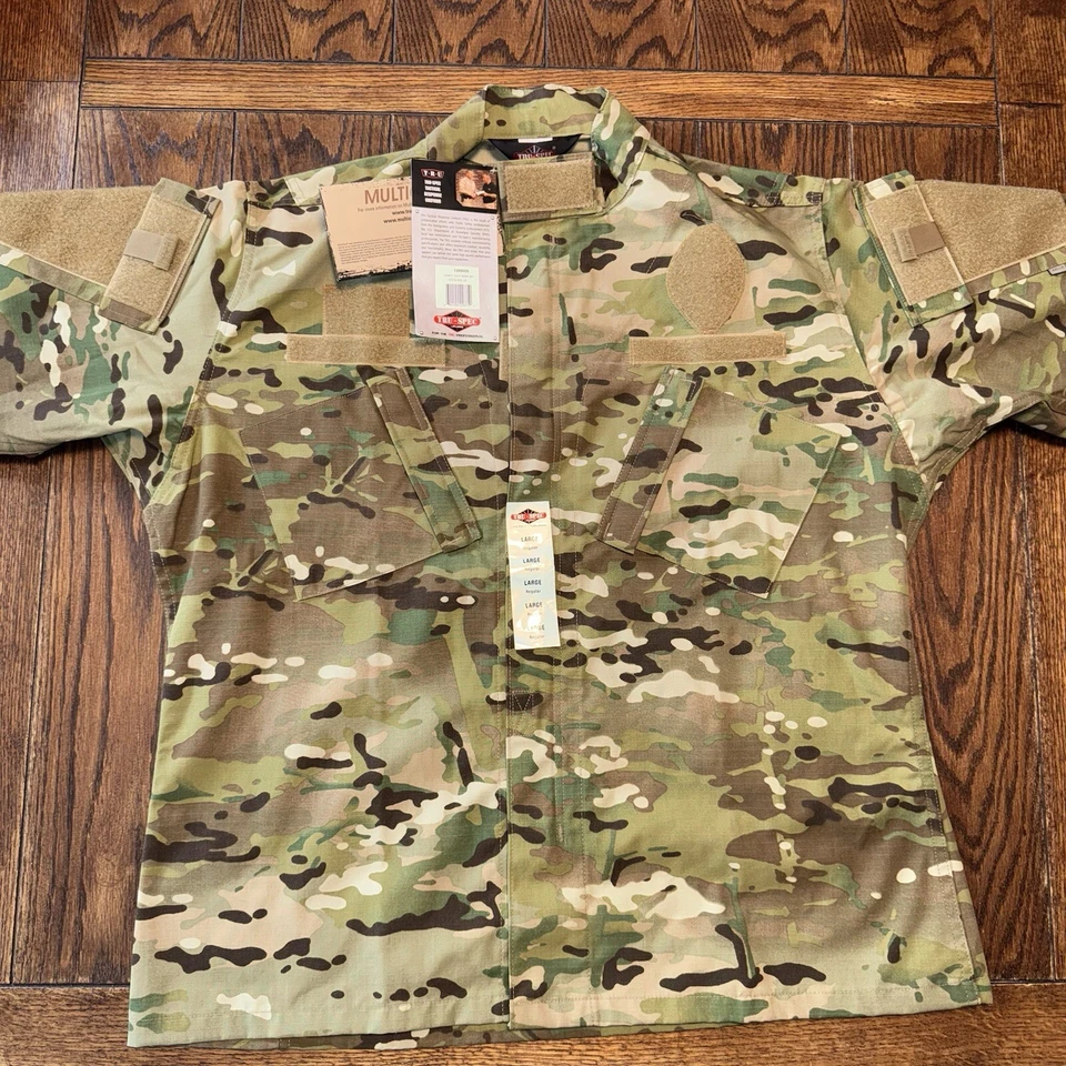 Camisa Atlanco TRUSPEC 1265 NYCO resposta tática MULTICAM grande regular nova - Imagem 2 de 4