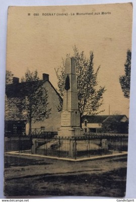 Rosnay, Indre - Le Monument aux Morts