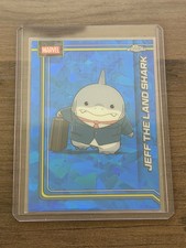 2026 Topps Chrome Sapphire Marvel Jeff The Land Shark Blue Refractor #60