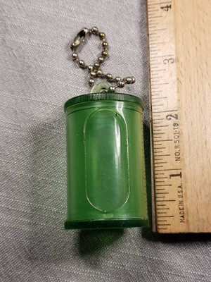 MSA Mine Safety Appliances Green Container Swivels Keychain C19