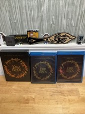 The Lord of the Rings The Motion Picture Trilogy 6 Disc Blu-Ray Box Set Slipcase