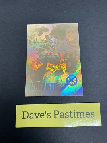 MAGNETO 1992 Impel Marvel Universe "x-men series" HOLOGRAM #XH-4 RARE VINTAGE J2