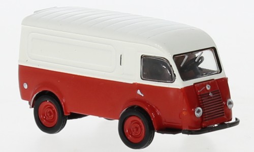 Brekina 14663 - 1/87 Renault 1000 KG, White/Red, 1950 - New