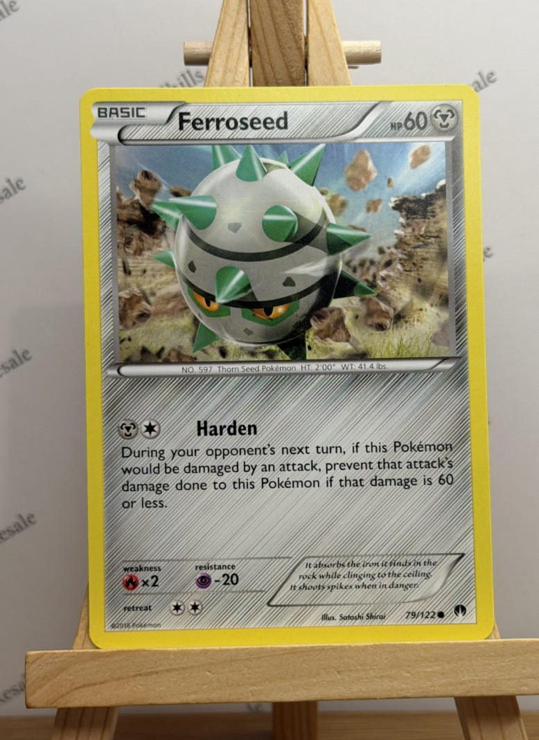Pokemon TCG * Ferroseed * 79/122 * Breakpoint * Common * Regular * 2016