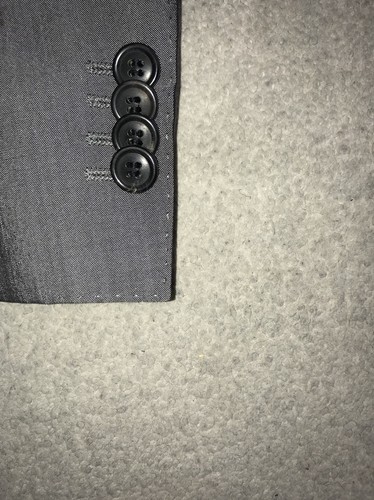 HUGO BOSS - Mens SILVER GREY WOOL & SILK SUIT - 42 Reg - W36 L33 - WORN ONCE - Picture 6 of 12