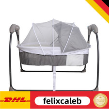 Automatyczna huśtawka elektroniczna i łóżeczko 2w1 dla dzieci do 18 kg DE