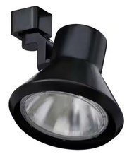 Juno Trac Lites R552 BL Black 75 W Flared Step Track Lighting Head NEW