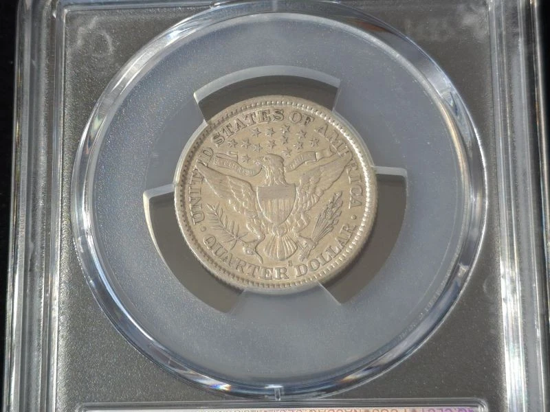 1898-S Barber Quarter PCGS Graded XF45 #42193960 - Image 4 of 4