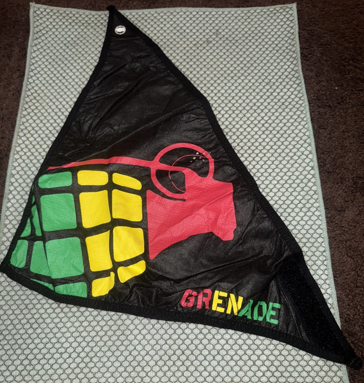 Grenade Gloves Facemask Mask Red Green Black Yellow Rasta Bob Marley Reggae RARE