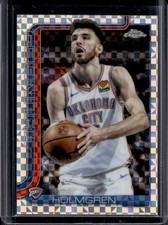 2025-26 Topps Chrome Chet Holmgren X-Fractor #134 Thunder