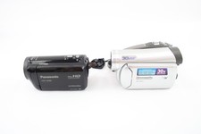 Vintage Panasonic Handheld Video Cameras Inc GS27 & SD80 Working x 2