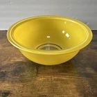 Vintage Pyrex "Rainbow" #323 Yellow Clear Glass Mixing 8.5" Bowl 1.4 L / 1.5 QT