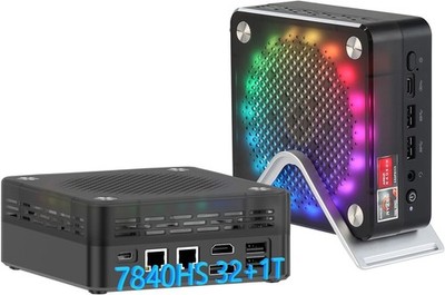 Mini Gaming PC AMD Ryzen 7 7840HS | 32 GB DDR5 | 1 TB SSD | WiFi6 - 2.5G LAN