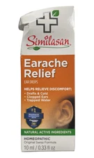 Earache Relief Drops - Homeopathic Relief For Ear Discomfort - 10 ml -Exp 04/26