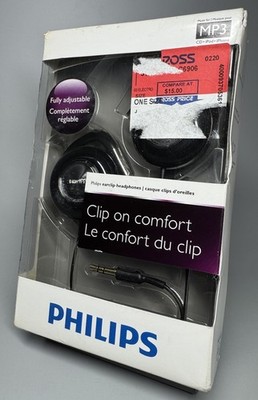 Philips SHS4700 Earclip Headphones (2011) - OPEN BOX - NEW UNUSED