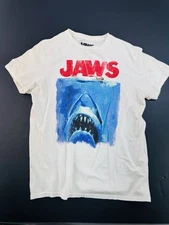 JAWS Officially Licensed Movie T-Shirt 2 Medium Universal Studios WHITE Graphic