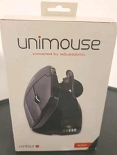 Contour Vertical Mouse, 35–70° Angle, Adjustable Thumb, Rechargeable, Wireless